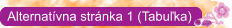 Alternat�vna str�nka 1 (Tabu�ka)